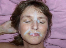 blowjob ends with a facial
